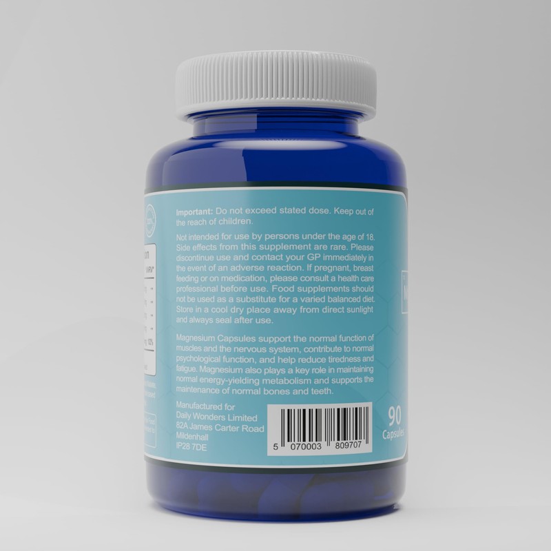 Magnesium 3-in-1 Complex – 1800mg of Glycinate, Citrate & Malate