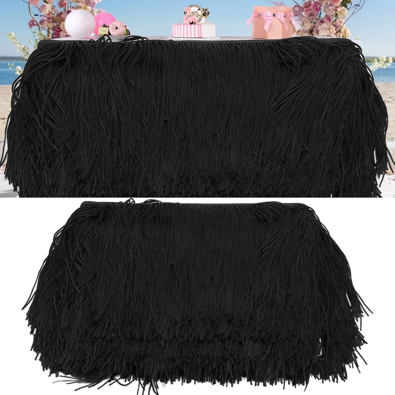 Table Cloths Long HandCut Soft Charming Tassel Table Cloths for