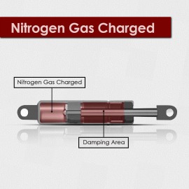 Unbranded 2 Universal Lift Supports 16.00" 35lbs Door Struts Toolbox Lid Fits Cargo Doors