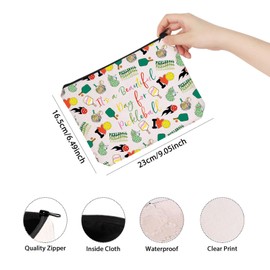 TSOTMO Pickleball Gift It's A Beautiful Day For Pickleball Makeup Bag Pickleball Lover Gift Pickleball Coach Gift (For Pickleball bag)