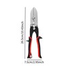 perfeclan 5 Blade Sheet Metal Stove Pipe Crimper 10.4inch Long