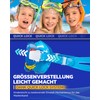aquazon Kids Waterproof Junior Children's Snorkelling Goggles, Diving Goggles, Swimming