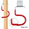 LIFEDYLUK 15 x Hooks for Garden Tools, Garden Tools Hanging,