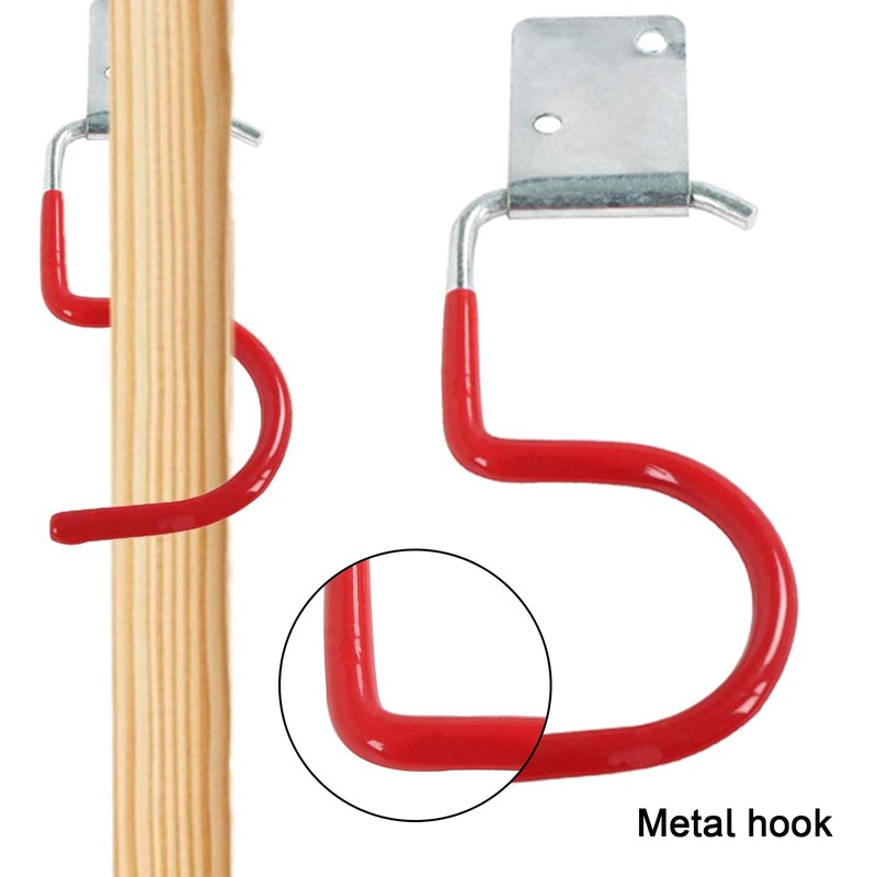 LIFEDYLUK 15 x Hooks for Garden Tools, Garden Tools Hanging,