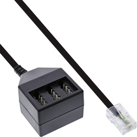 InLine TAE Adaptor cable, InLine, RJ45 male to TAE N/F/N female, 20cm