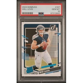 Graded 2023 Panini Donruss Will Levis #397 Rookie RC Football Card PSA 10 Gem Mint