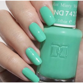DND Nail Polish Gel & Matching Lacquer Set Duo 742 Minty Mint
