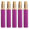 5pcs Travel Spray Bottles Eletrolytic Aluminium 12ml Refillable Perfume Bottles