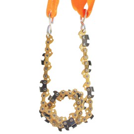 Pocket Chainsaw With Orange Handle，Fast Tree Cutting Survival Saw，Camping Saw-Hand Chainsaw for Camping Backpacking Hiking Hunting,16 Teeth，24Inch