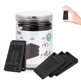 Calzas de Plástico Niveladoras para Muebles – Pies de Goma Duraderos para una Fuerte Estabilización – Ideal para Mesas, Sillas, Gabinetes – Capacidad 