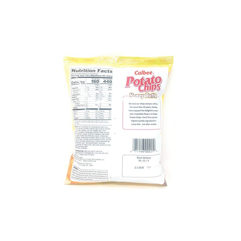 Calbee Potato Chips 4 Packs (Bundle)