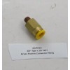 BARNES 3/8" Tube x 1/8" NPT Push-In Brass Connector Fitting