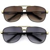 Oversized Classic Sunglasses Gradient Colour,Men's Command Aviator Metal Reading Glasses