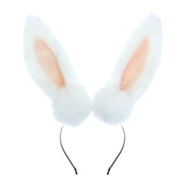 Faylay Bunny Ear Women Rabbit Animal Ears Furry Headband Party Accessories (JNTE)