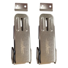 Class A Customs | Two (2) Pack of Stainless Steel Non-Locking Fold Down Camper Latch and Catch | with Screws