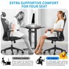 Inflatable Travel Cushion Airplane Seat with Pump for Office Chair,