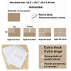 Puzzle Glue Sheets Clear Extra Large Puzzle Saver Peel and