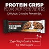MUSASHI Protein Crisp Bar, 20g Protein, 4g Total Sugars, Vanilla