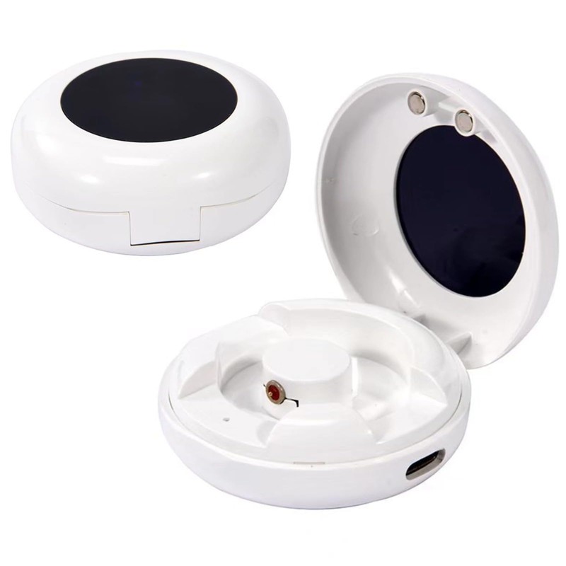Smart Ring Charging Case Magnetic Charging Compartment Compact Box Portable