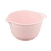 Dr. Oetker 4642 Retro 3 Litre Mixing Bowl, Plastic, pink,
