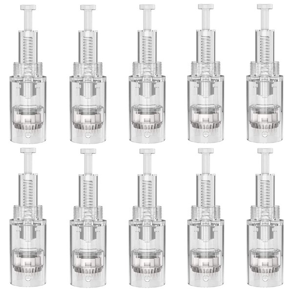 PIPM Needle Cartridges for Microneedling Derma Pen J114DE Pack of 10 36-Pin 12-Pin for Skin Care Microneedling Derma Pen