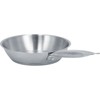 Stainless Steel Frying Pan Single Handle Fried Pan Cookware for