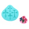 Vencort Juego 4 Moldes Fondant Silicón Cruces Repostería 16 Cruces