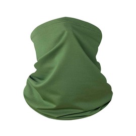 Weardear Multifunctional Headwear Bandana Face Masks Snoods Windproof Sunscreen Scarf Neck Gaiter Scarf for Sports Fishing Cycling Outdoor Army Green M