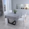 Beautex Georginias Grey Oilcloth Tablecloth, Wipe-Clean Garden Tablecloth, Round, Oval,