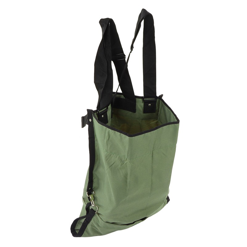 Fruit Picking Bag Green Double Buckle 600D Oxford Cloth Adjustable