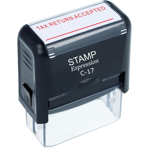 stampexpression - Tax Return Accepted with Line Office Self Inking