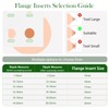 Dwelio Flange Sizing Kit with 10PCS 13/15/17/19/21mm Flange Inserts