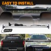 XRIDONSEN 35 inch Traffic Advisor Light Bar 144 LED White