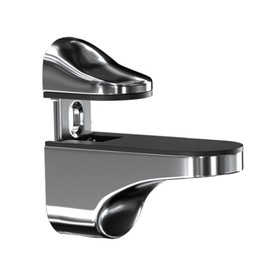 Multifunction Glass Shelf Mounting Brackets Modern Glass Shelf Holder Adjustable Clamps Wall Bracket For Glass Or Wood Shelf