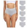 wirarpa Women's Postpartum Underwear High Waisted Ladies Cotton Panties Full