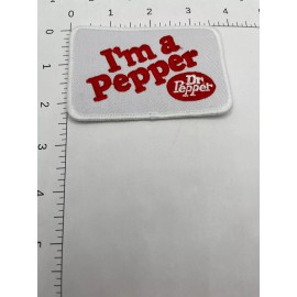 Dr. Pepper I'm a Pepper soft drink soda Iron-On Embroidered Patch #137