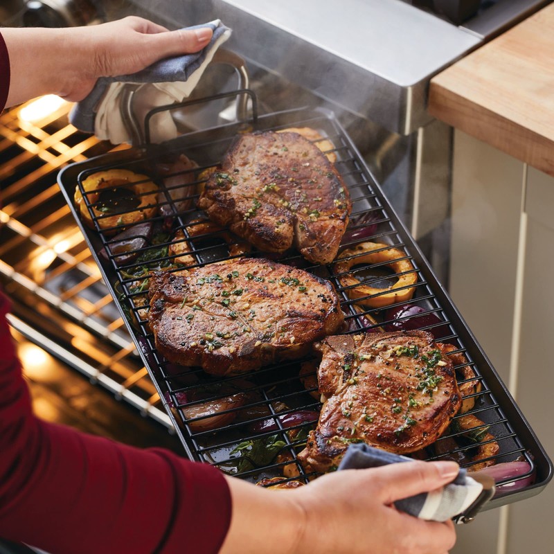 Anolon Advanced Home Hard Anodized Nonstick Double Burner Griddle/Grill Pan