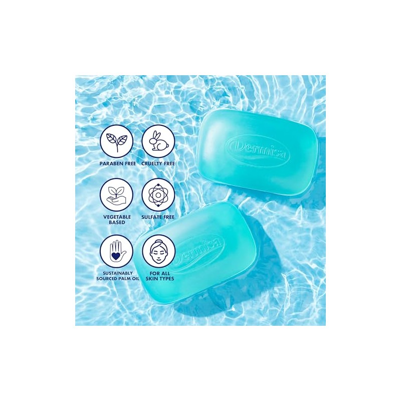 DERMISA BARRA DE JABON DE GLICERINA PARA PIEL NORMAL 85GR