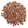 500PCS / 1.1LB Square Ceramic Mosaic Tiles, 0.4 x 0.4