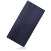 BLUE SINCERE Ultra-thin Long Wallet, Genuine Leather, Card Case, Holds
