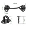 Barn Door Lock, 2 Pack 4” Barn Door Latch, Heavy