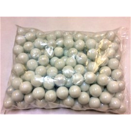200 Opaque Solid WHITE 16mm 5/8" Inch Glass Marbles Replacement Chinese Checker
