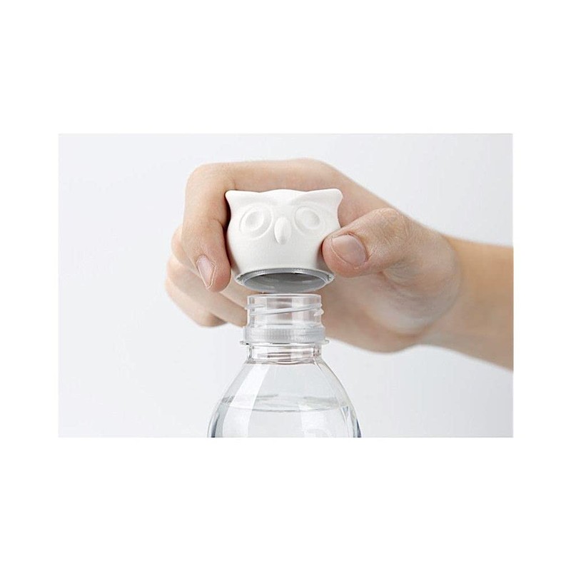 Qualy QL10235-WH Plastic Bottle Opener, White