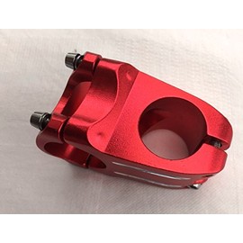 Aluminium BMX bike stem, stem 31.8 mm x 40 mm (1 1/8 inches) bike handlebar stem, red