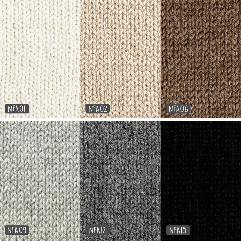100% Baby Alpaca Wool in 50+ Colours (Scratch-Free) – 300