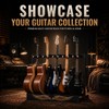 Bamboo Multi Guitar Stand, Folding Guitar Rack for Multiple Guitars,