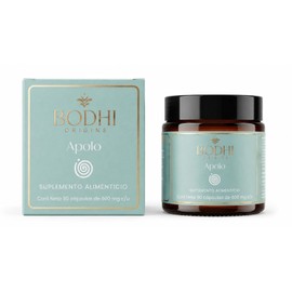 APOLO | Nootropico con Ginseng, Rhodiola Rosea, Bacopa Monnieri y L-Teanina | Energia y Enfoque Mental sin Jitters | Rendimiento Cognitivo | 90 Capsul