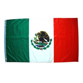 3x5 Mexico Flag - Polyester Mexican Flag with Brass Grommets