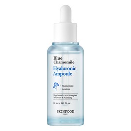 Skinfood Blue Chamomile Hyaluronic Ampoule, 50ml, 1 piece / 스킨푸드 블루 캐모마일 히알루로닉 앰플, 50ml, 1개