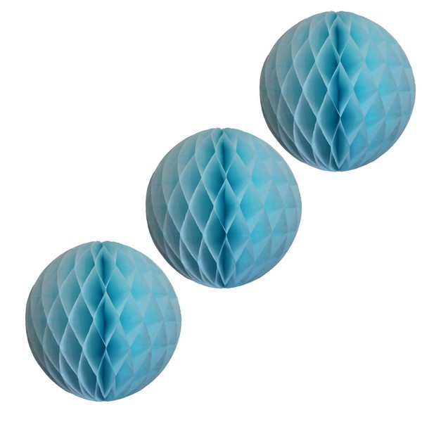 3-Pack Large 14 Inch Honeycomb Tissue Paper Party Ball Decoration